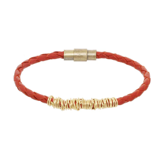 Anne Woodman Jewelry: Braided Bolo Bangle