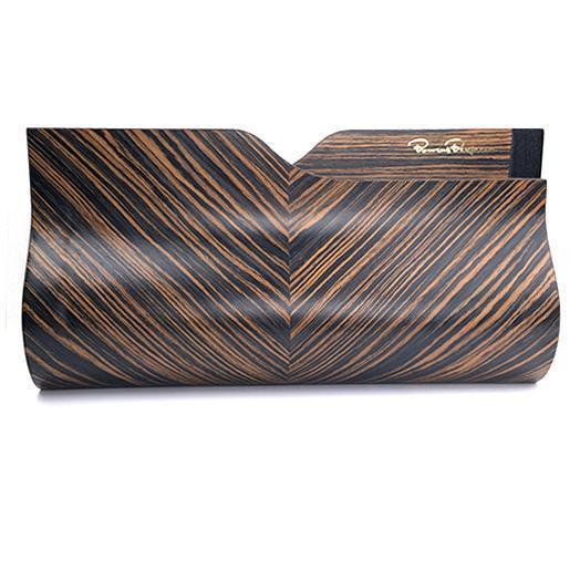 BowensBergeron Bag: Sophisticate Zebra Wood Clutch - Image 5