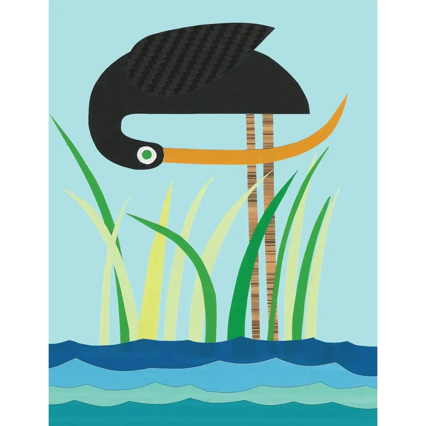 Bunny With A Toolbelt Card: Marsh Bird