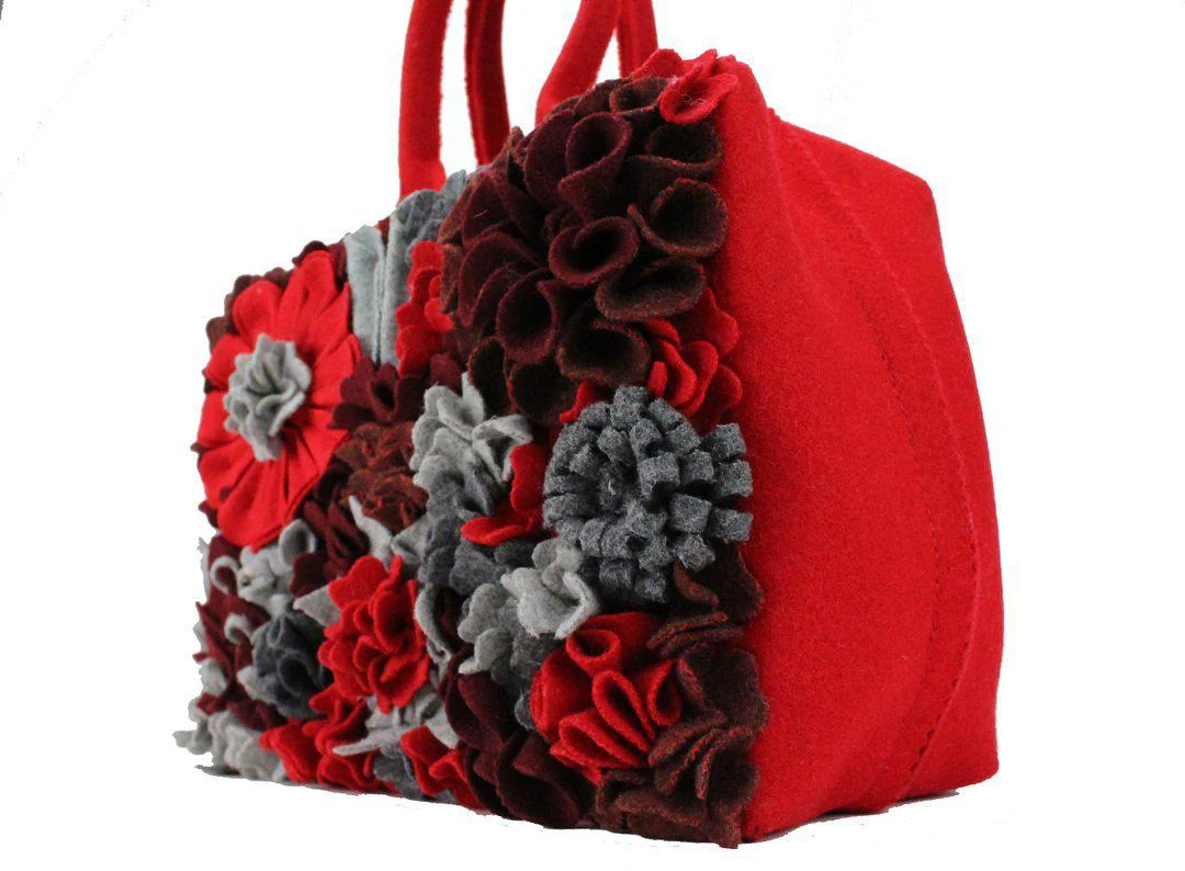Burel Bag: Spring, Red - Image 6