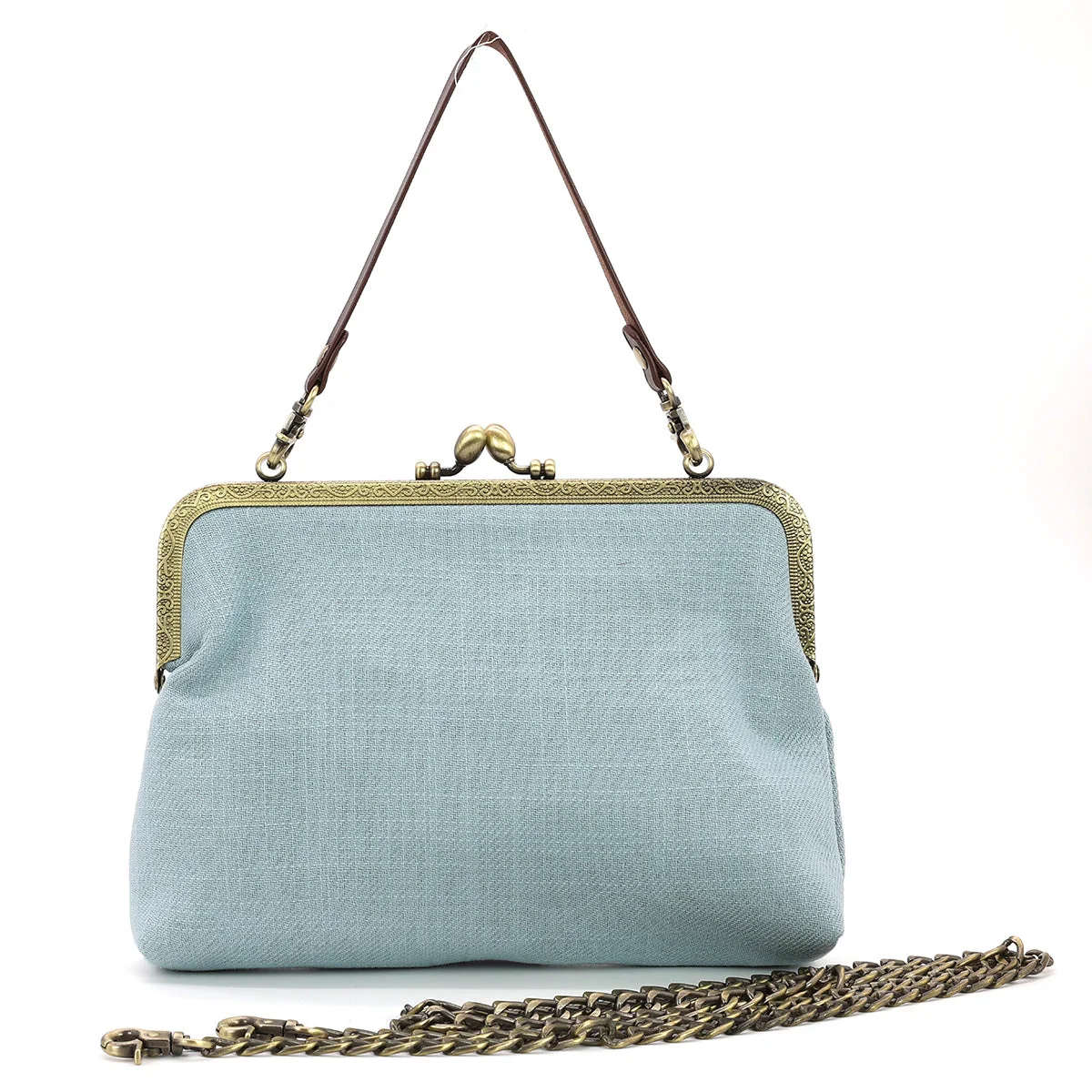 Comeco Bag: Kisslock Frog in the Lily Pond - Image 3