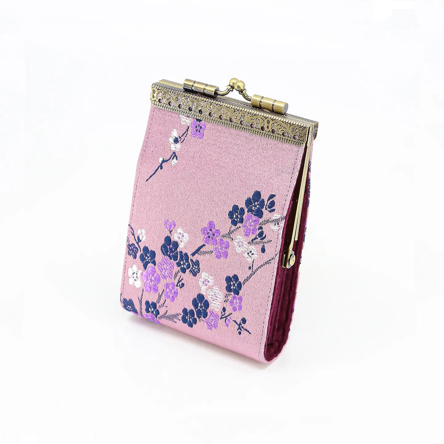 Cathayana Wallet: RFID Cherry Blossom Card Holder - Image 4