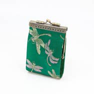 Cathayana Wallet: RFID Dragonfly & Butterfly Card Holder - Image 2