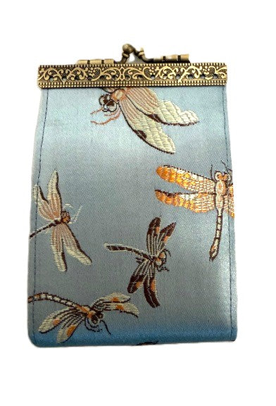 Cathayana Wallet: RFID Dragonfly & Butterfly Card Holder - Image 3