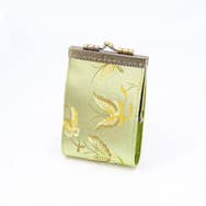 Cathayana Wallet: RFID Dragonfly & Butterfly Card Holder - Image 4