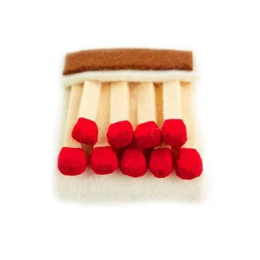 Danielle Gori-Montanelli Brooch: Matchbook