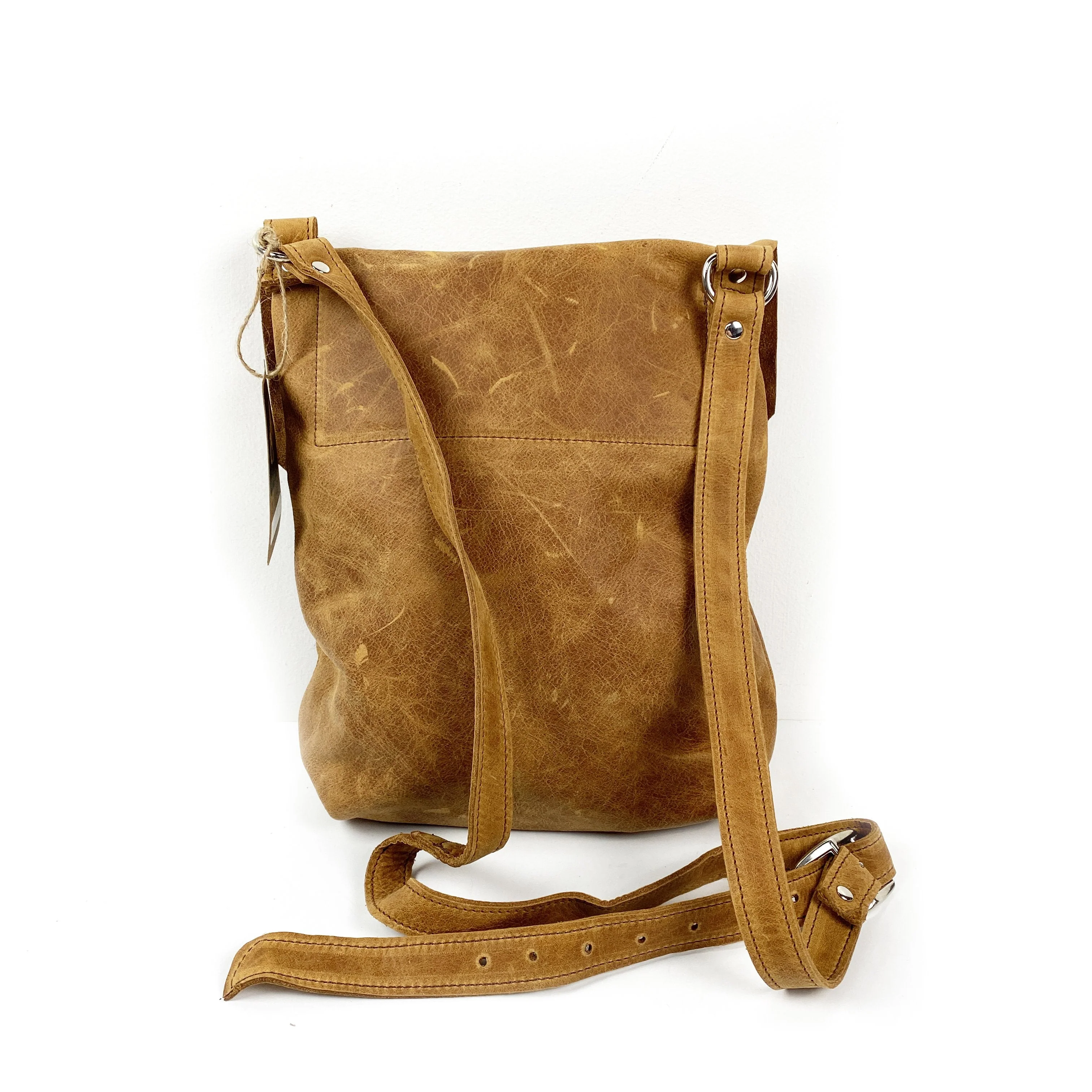 Divina Denuevo Bag: Urban Raw Edge Messenger - Image 5