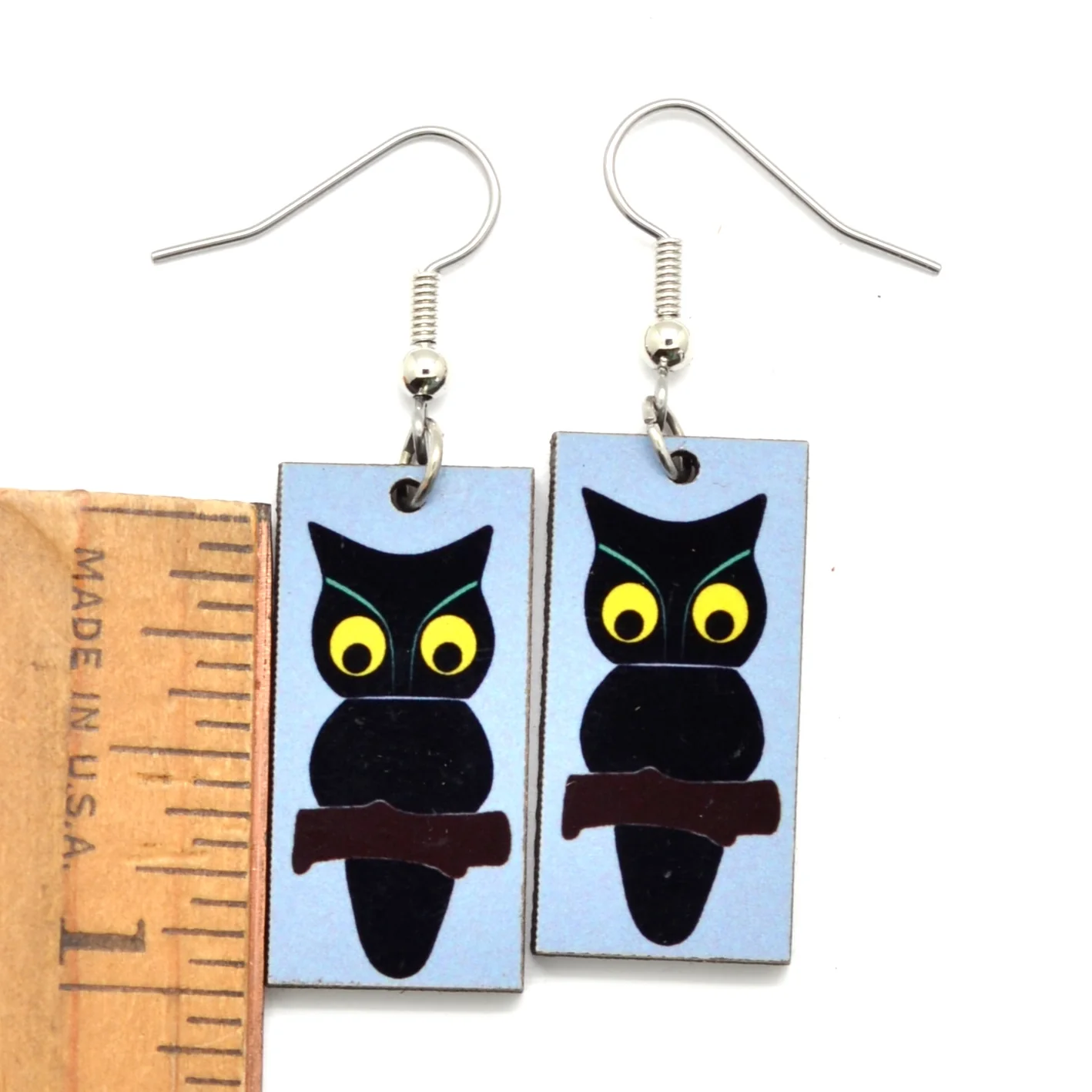 Dunitz & Company Earrings: Mid Century Modern Bird Dangles - Image 4