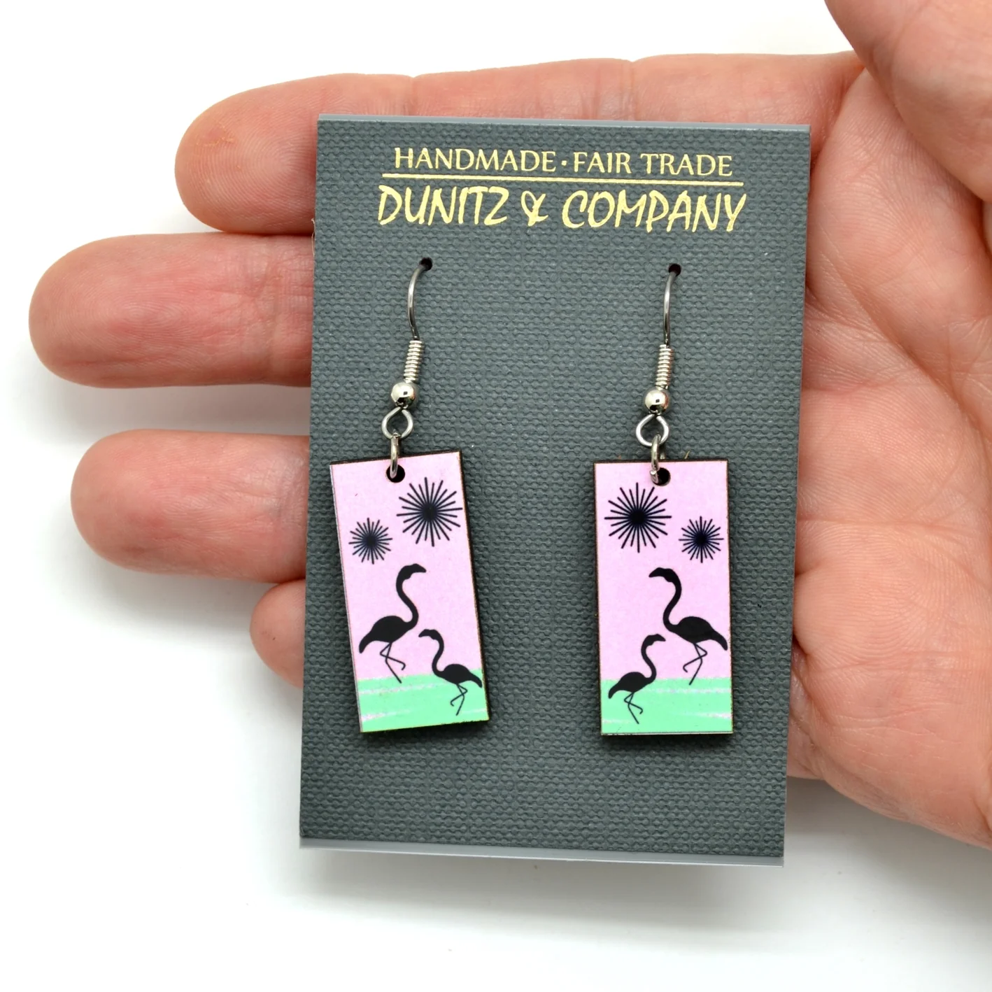 Dunitz & Company Earrings: Mid Century Modern Bird Dangles - Image 5