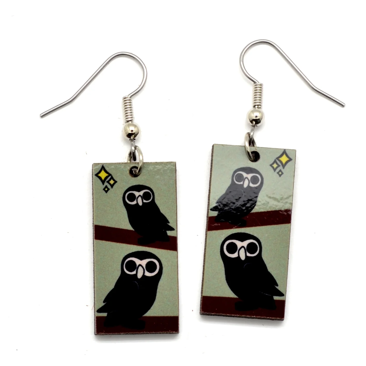 Dunitz & Company Earrings: Mid Century Modern Bird Dangles - Image 7