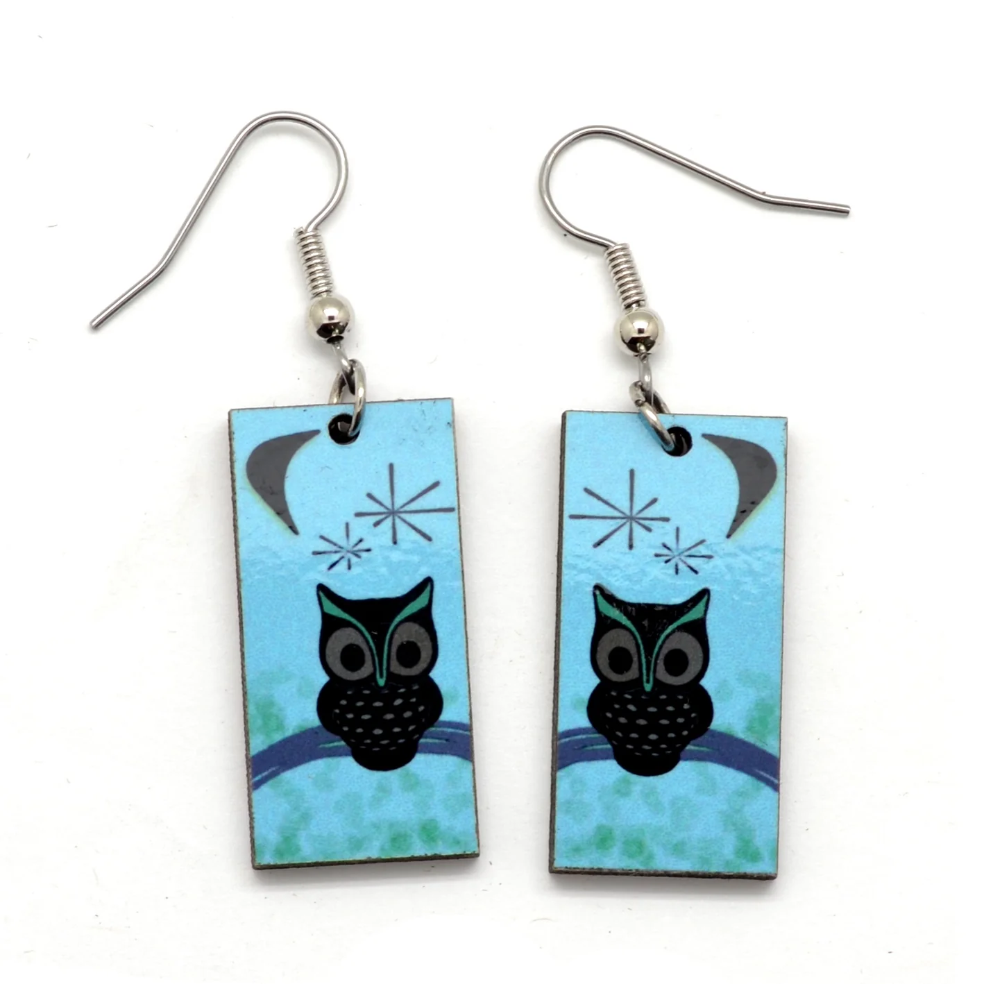 Dunitz & Company Earrings: Mid Century Modern Bird Dangles - Image 9