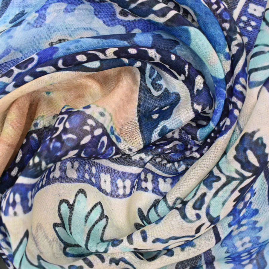 Dupatta Designs Scarf: Cosima Medallion Tile - Image 2