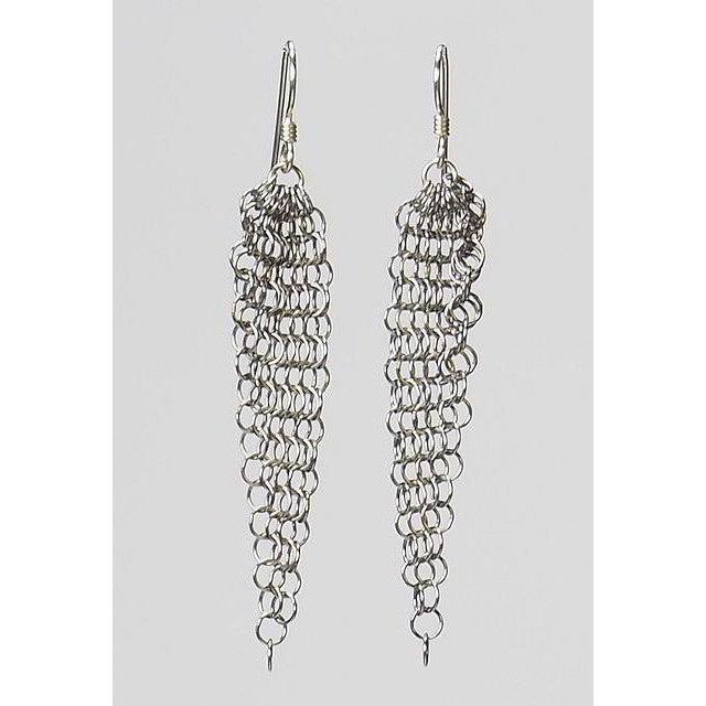 Elaine Unzicker Design Earrings: Feather