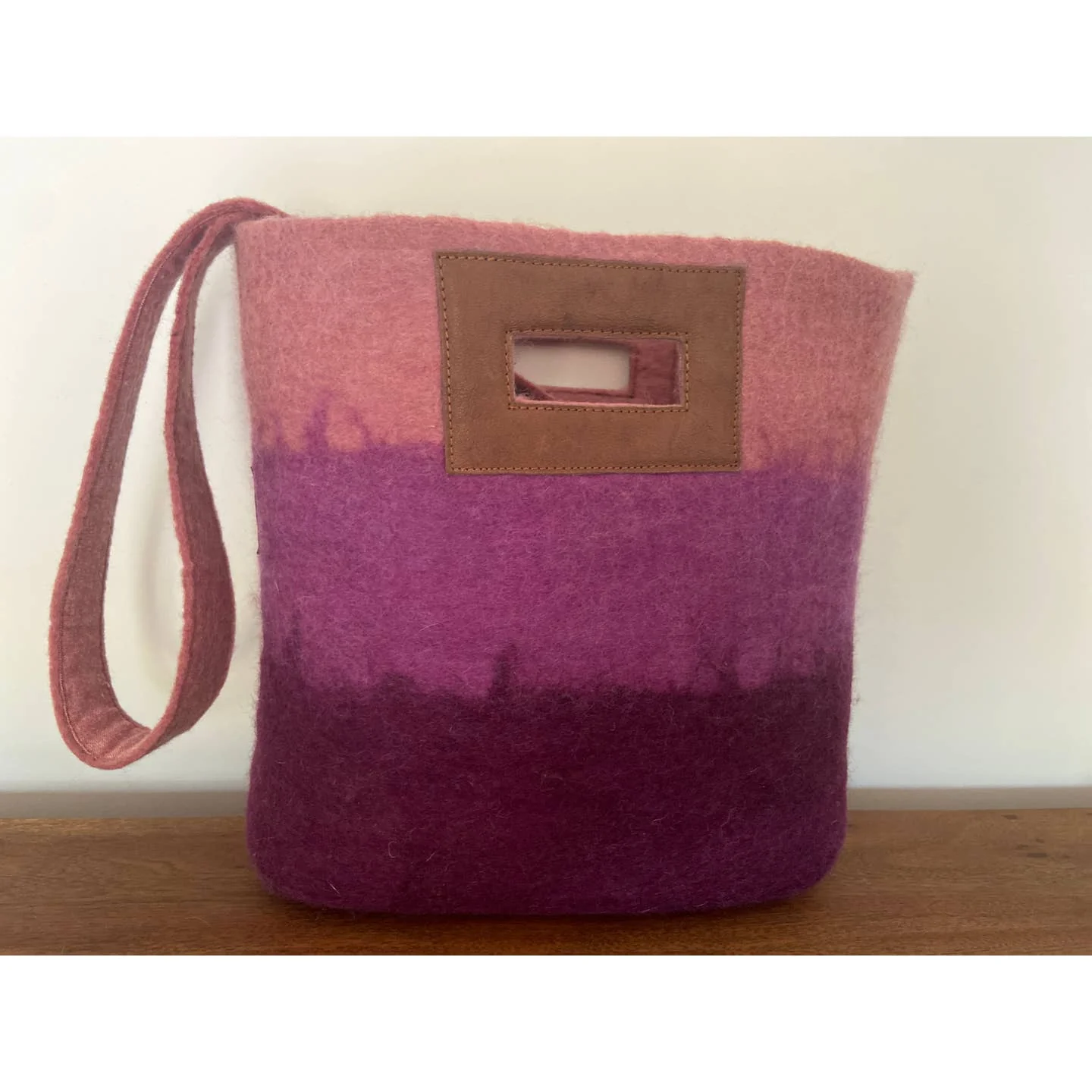 Fibres of Life Bag: Ombre Felt Tote