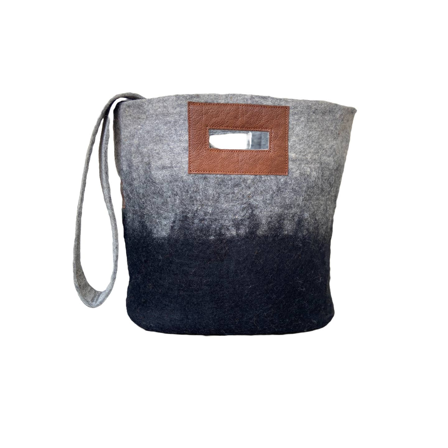 Fibres of Life Bag: Ombre Felt Tote - Image 2