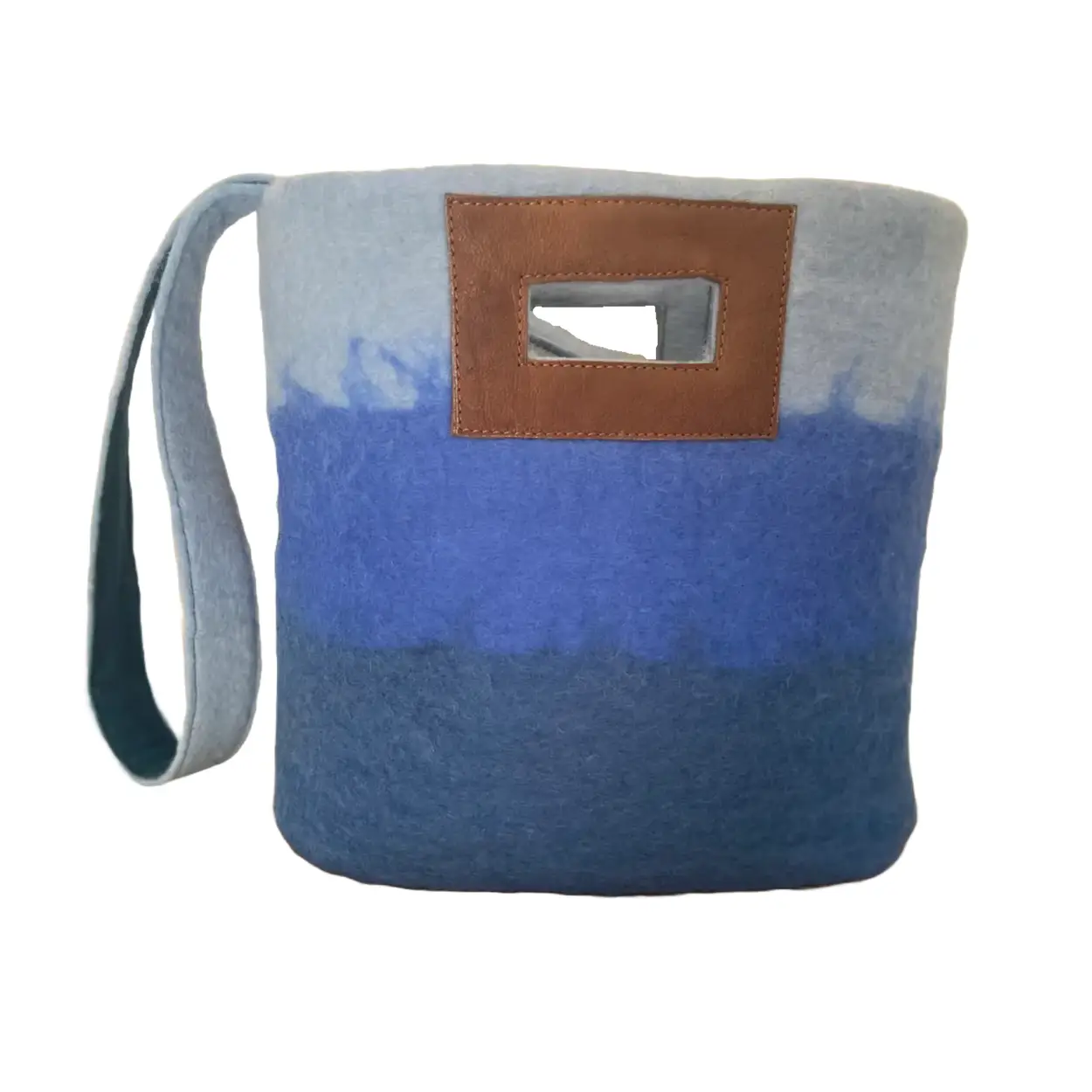 Fibres of Life Bag: Ombre Felt Tote - Image 5