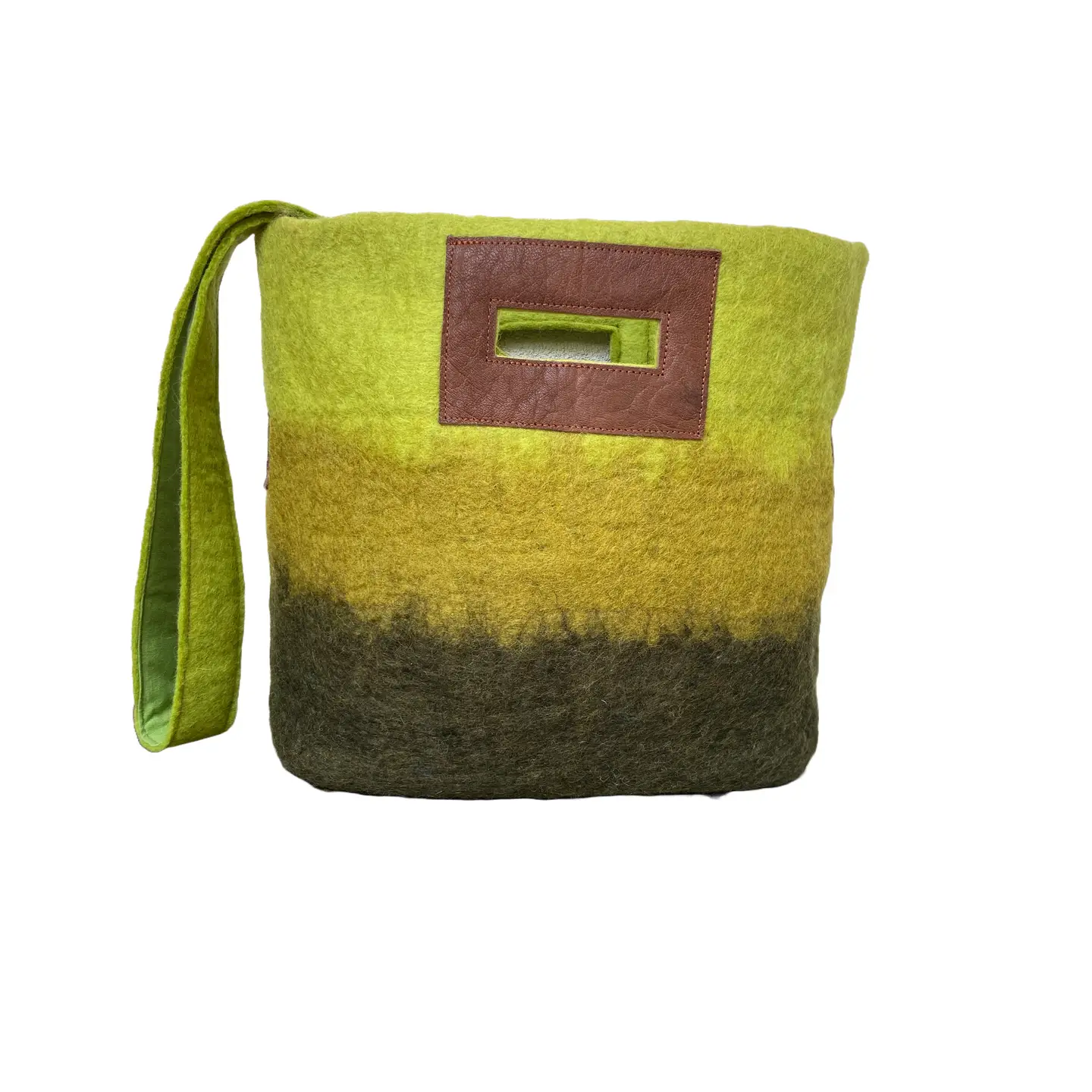 Fibres of Life Bag: Ombre Felt Tote - Image 7