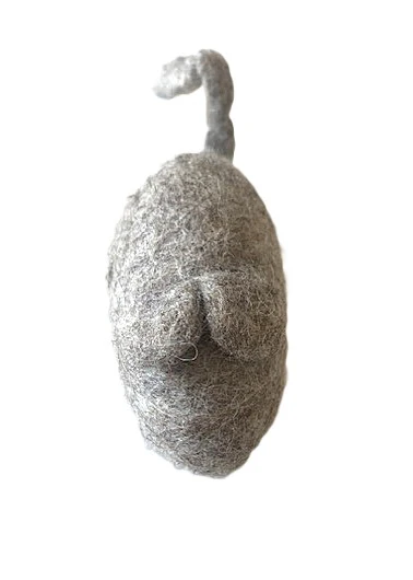 Fibres of Life: Felt Mouse Cat Toy - Image 2