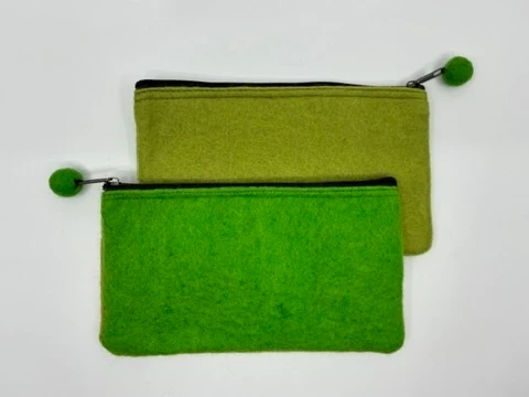 Fibres of Life: 2- Tone Felt Pouch - Image 9
