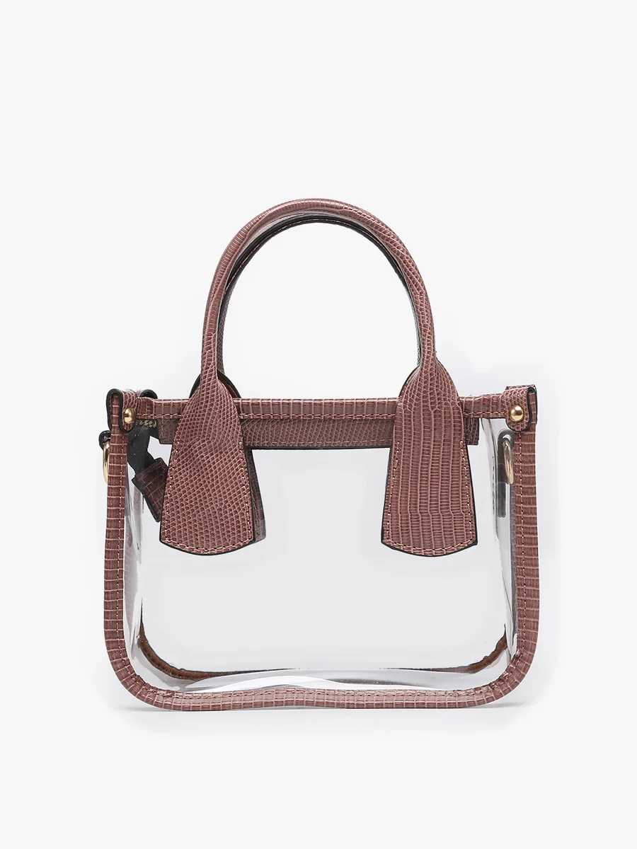 Jen & Co. Bag: Stacey Clear Satchel - Image 3