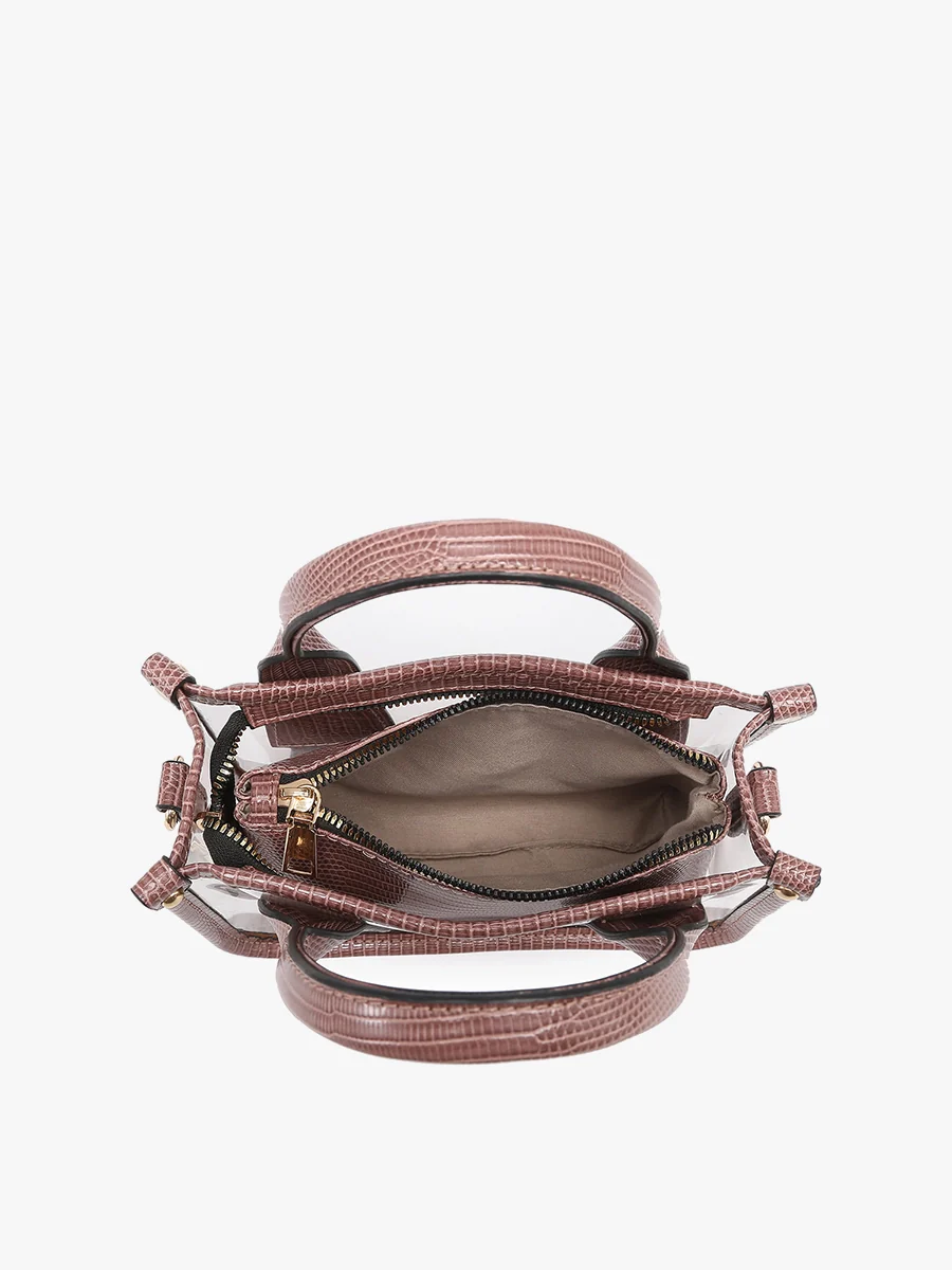 Jen & Co. Bag: Stacey Clear Satchel - Image 4