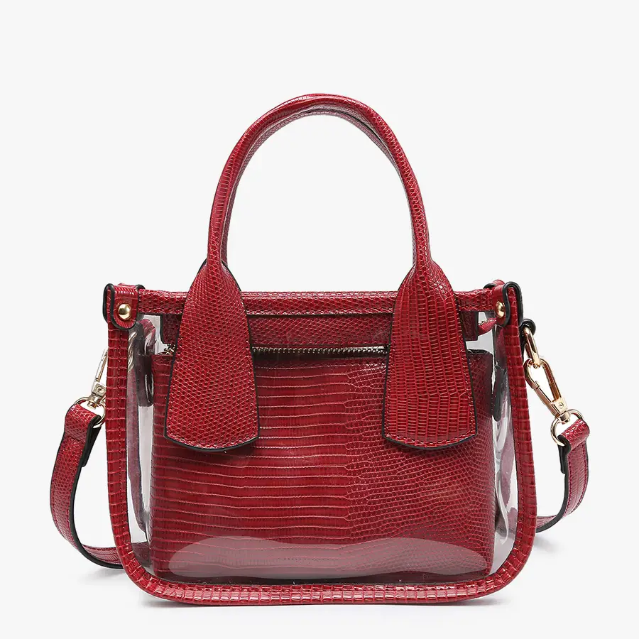 Jen & Co. Bag: Stacey Clear Satchel - Image 5