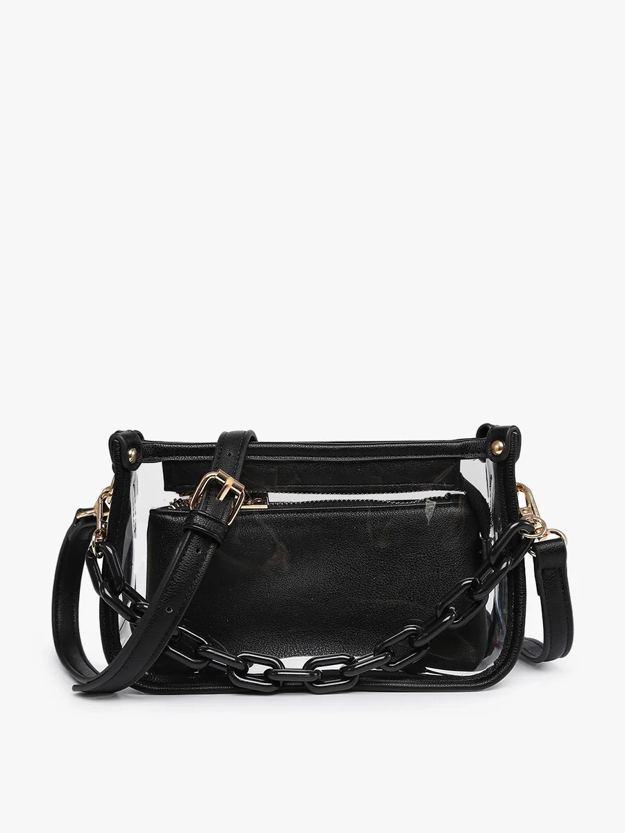 Jen & Co. Bag: Jessica Clear Crossbody - Image 2
