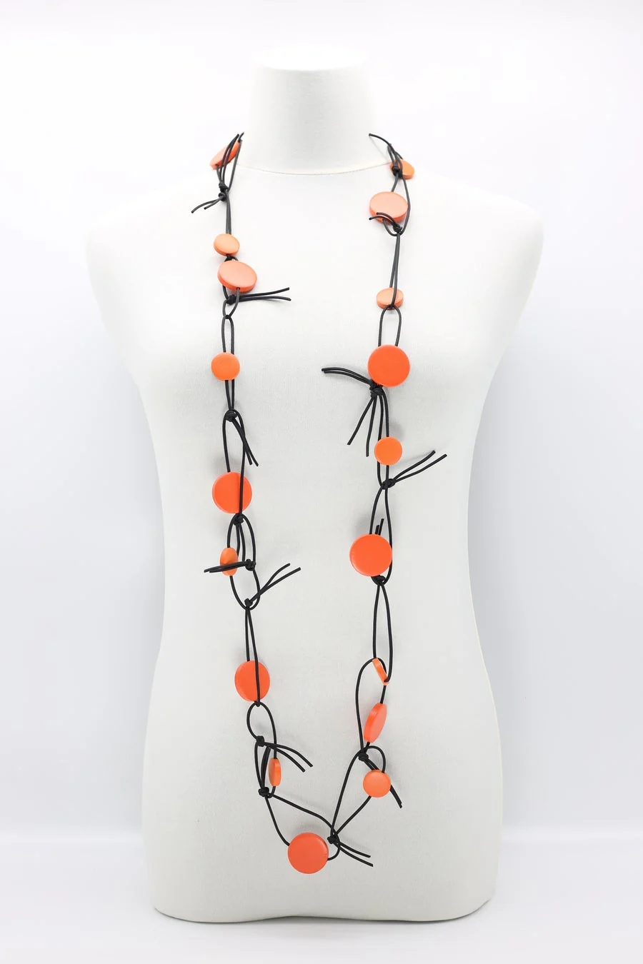 Jianhui London Necklace: Coins on Leatherette Chain - Image 9