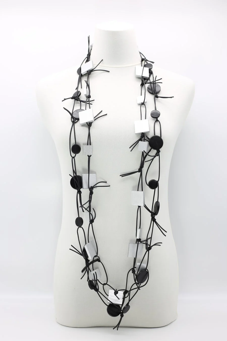 Jianhui Necklace: Double Squares and Coins - Image 5