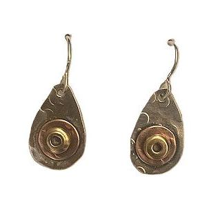 Joanna Craft Earrings: Mixed Metal Drops, E115