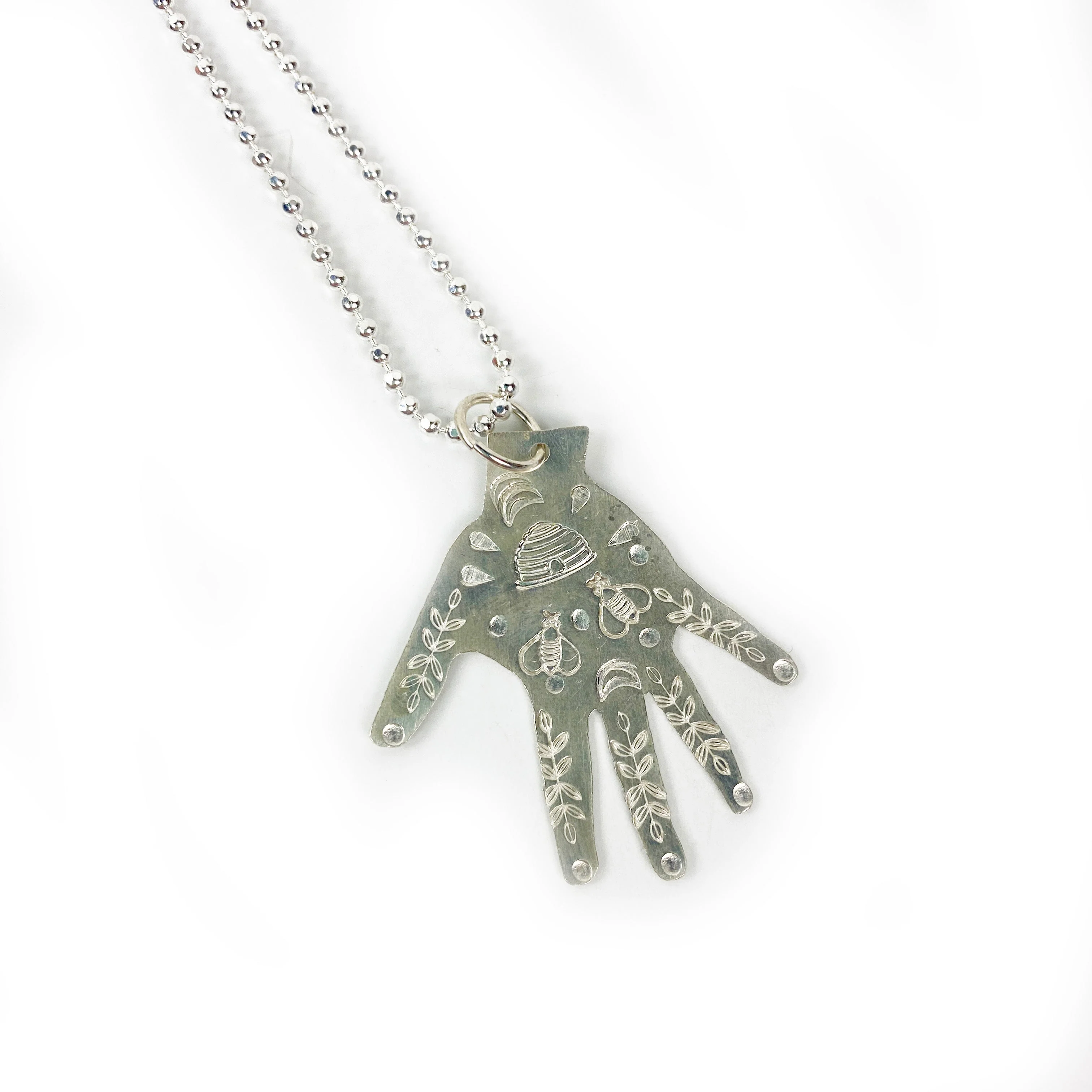 Of The Earth Necklace: Bees 20inch