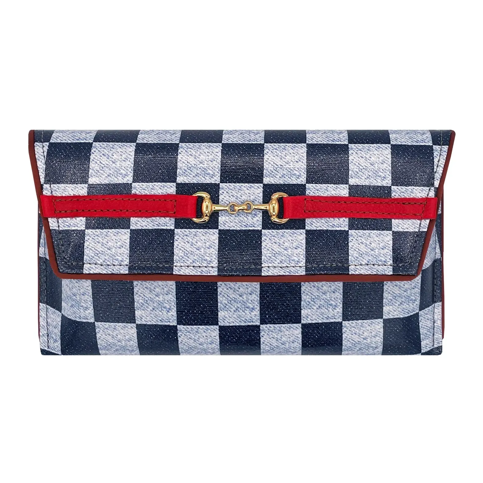 Kent Stetson Clutch: Horseplay Denim
