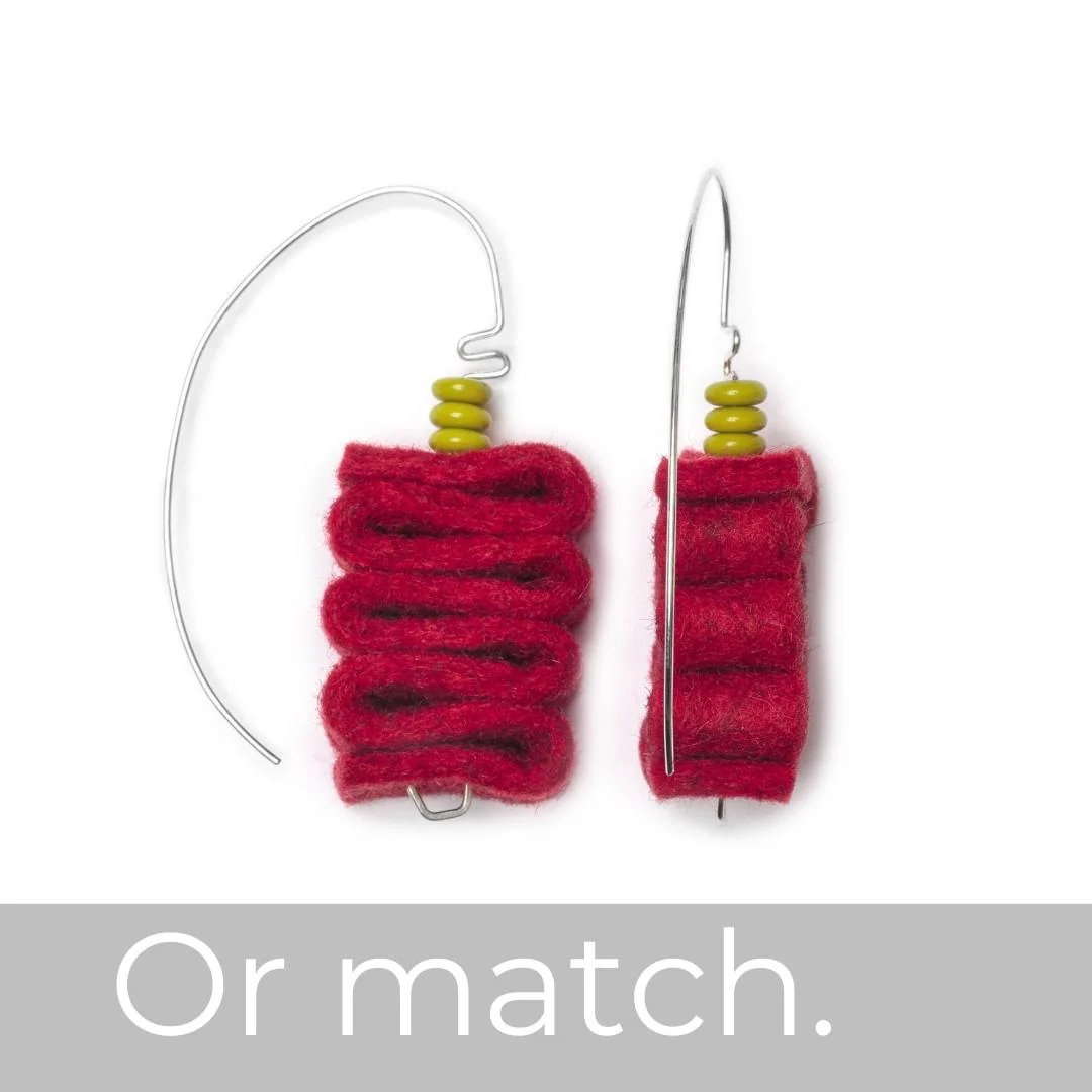 Linda May Earring Trio: Corrugated - Image 3