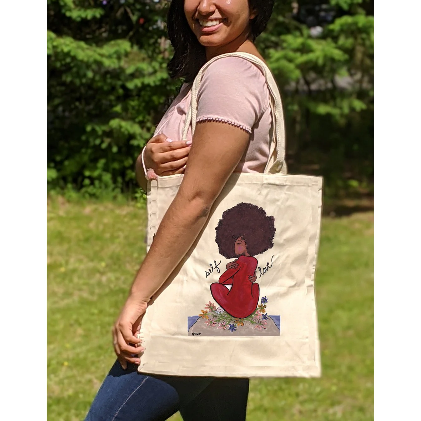 Little Feet's Opus Bag: Cotton Tote - Image 4