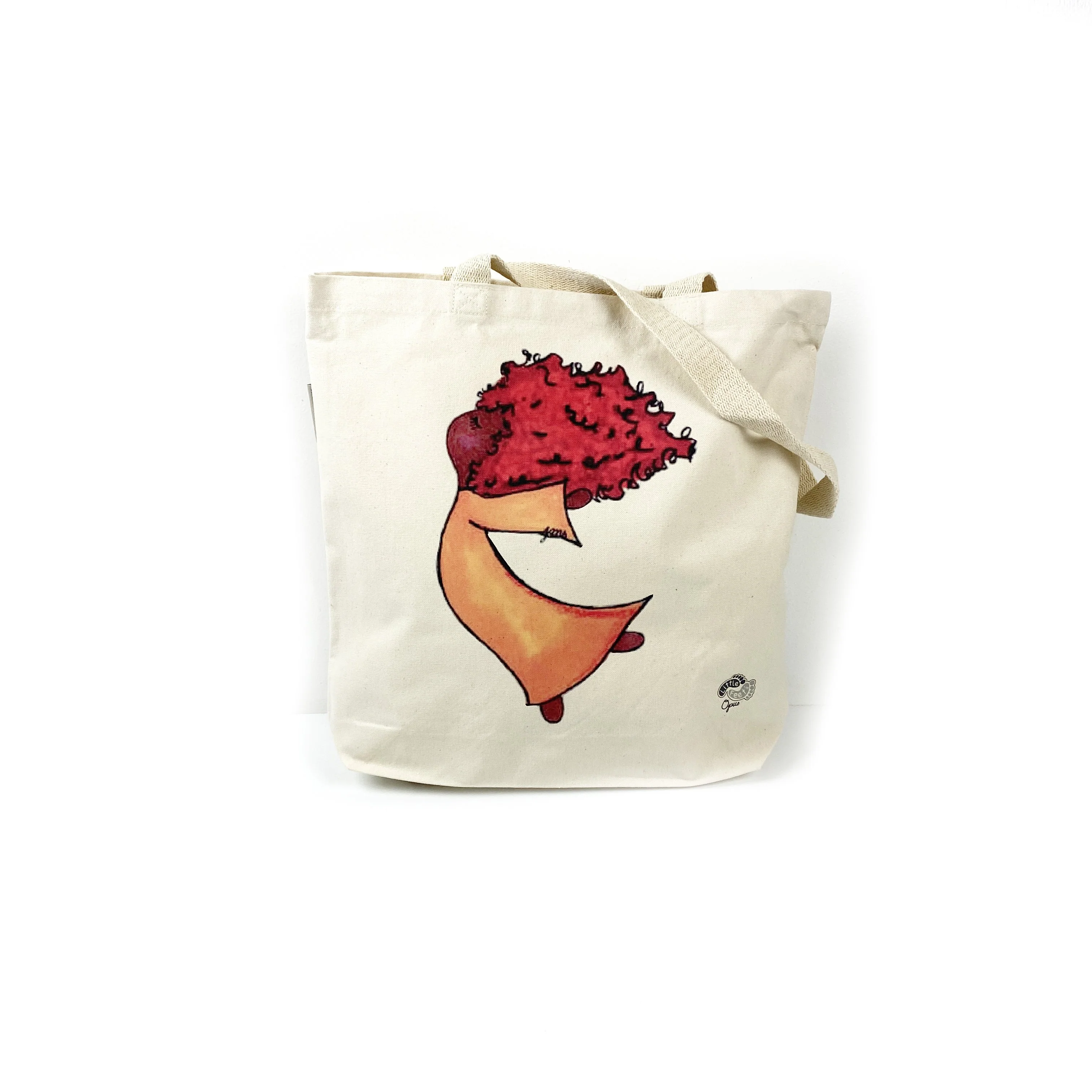 Little Feet's Opus Bag: Cotton Tote - Image 5