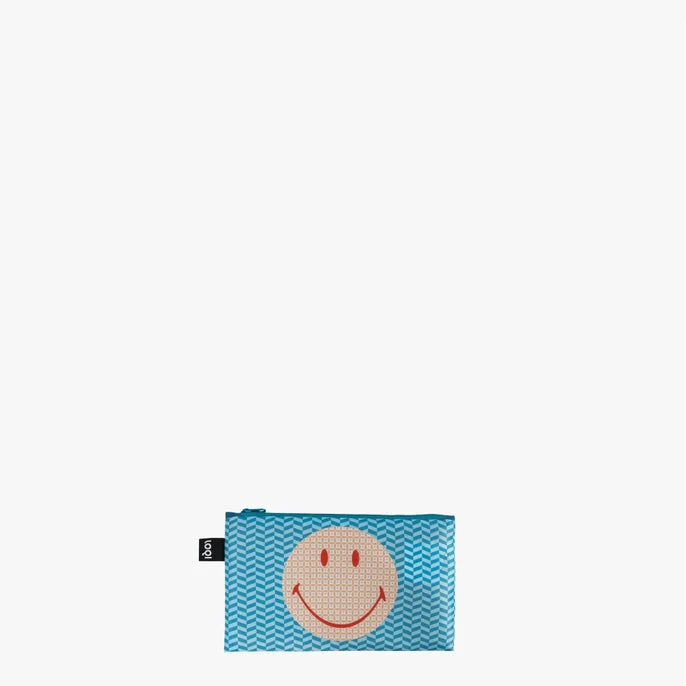 LOQI Zip Pocket Set: Smiley Blossom & Geometric - Image 4