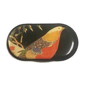 Lucy Lu Pill Box: Asian Art Bird