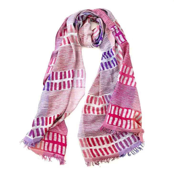 Marigold Row Scarf: Silk Stole - Image 2