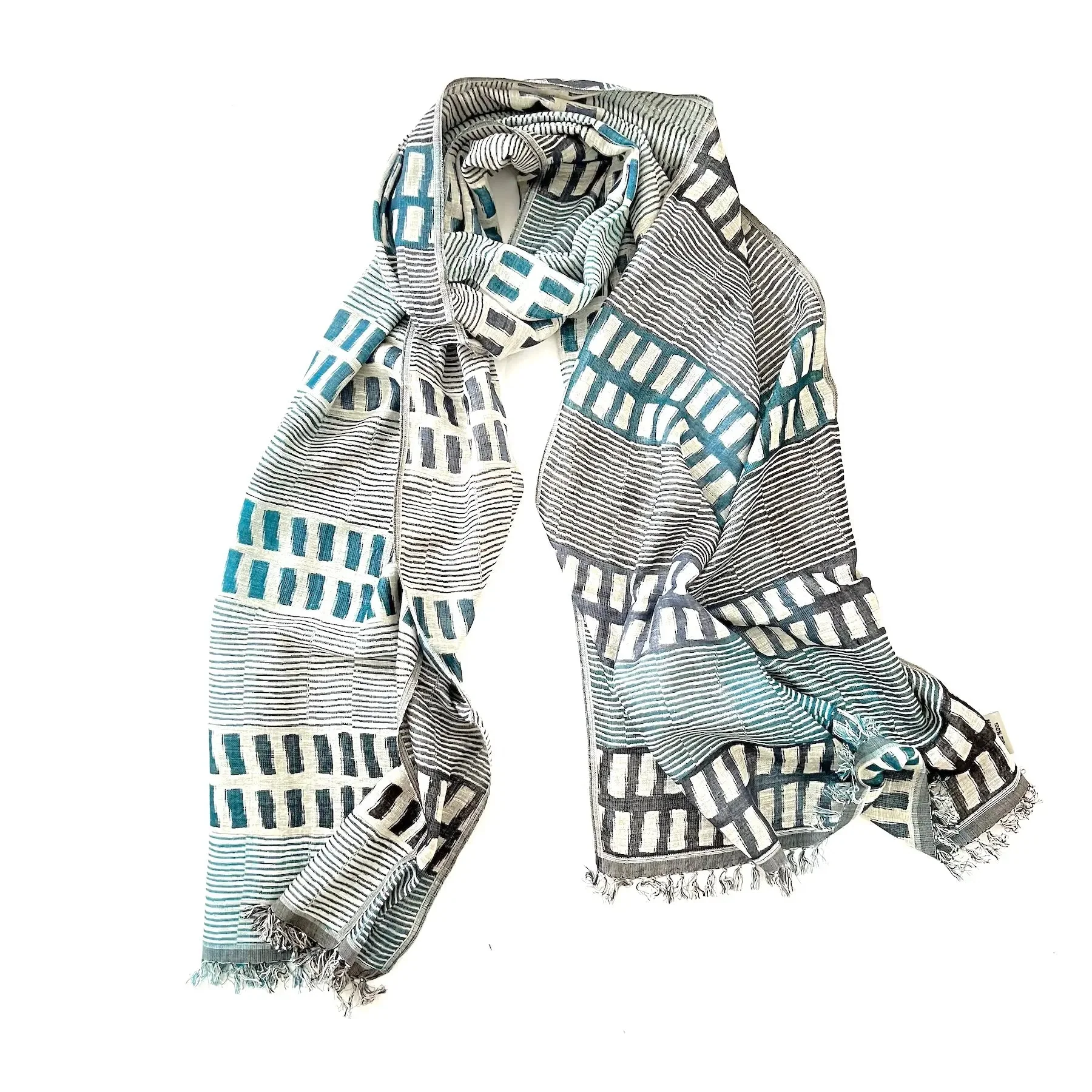 Marigold Row Scarf: Silk Stole - Image 4