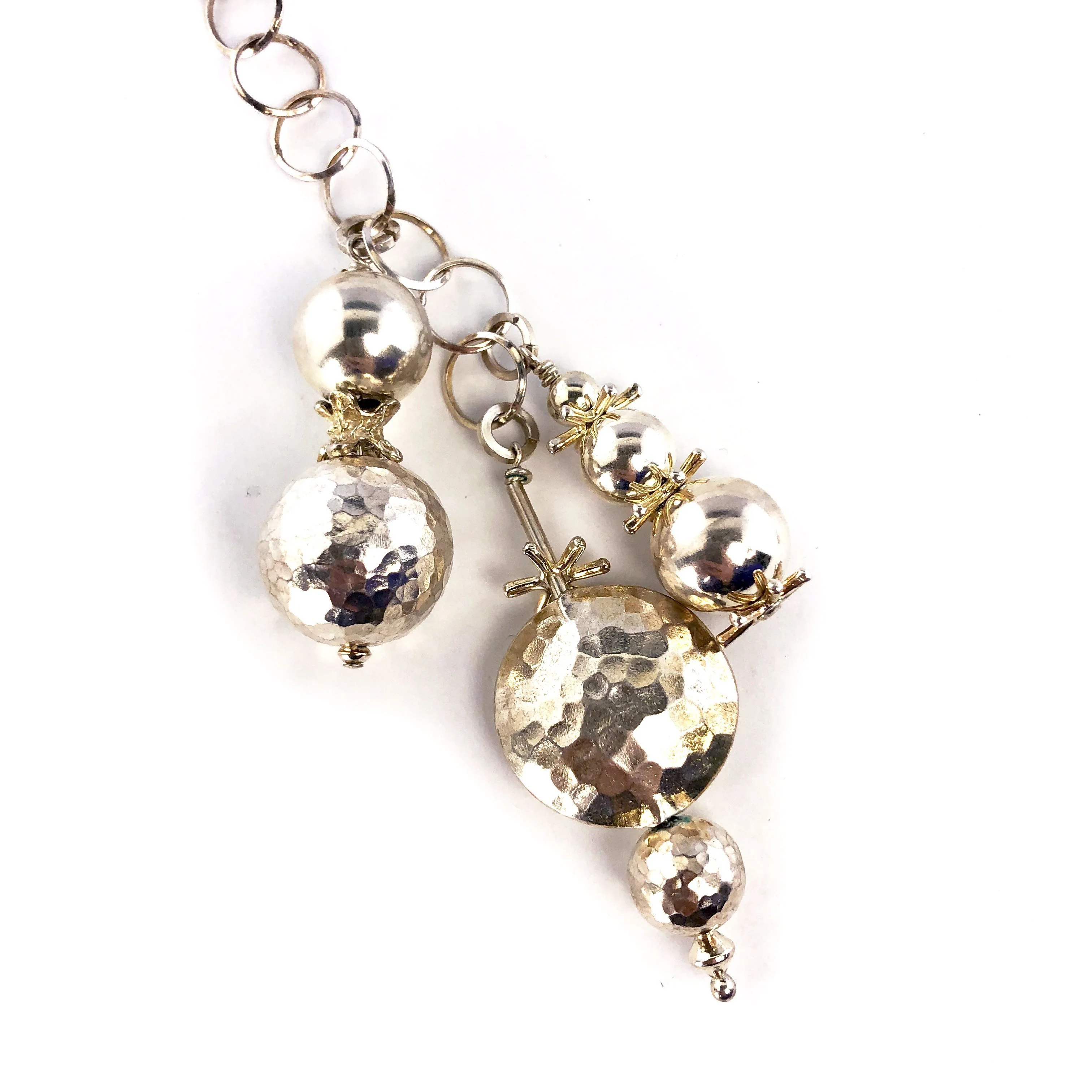 Mary Allison Necklace: Sterling Bobbles - Image 2