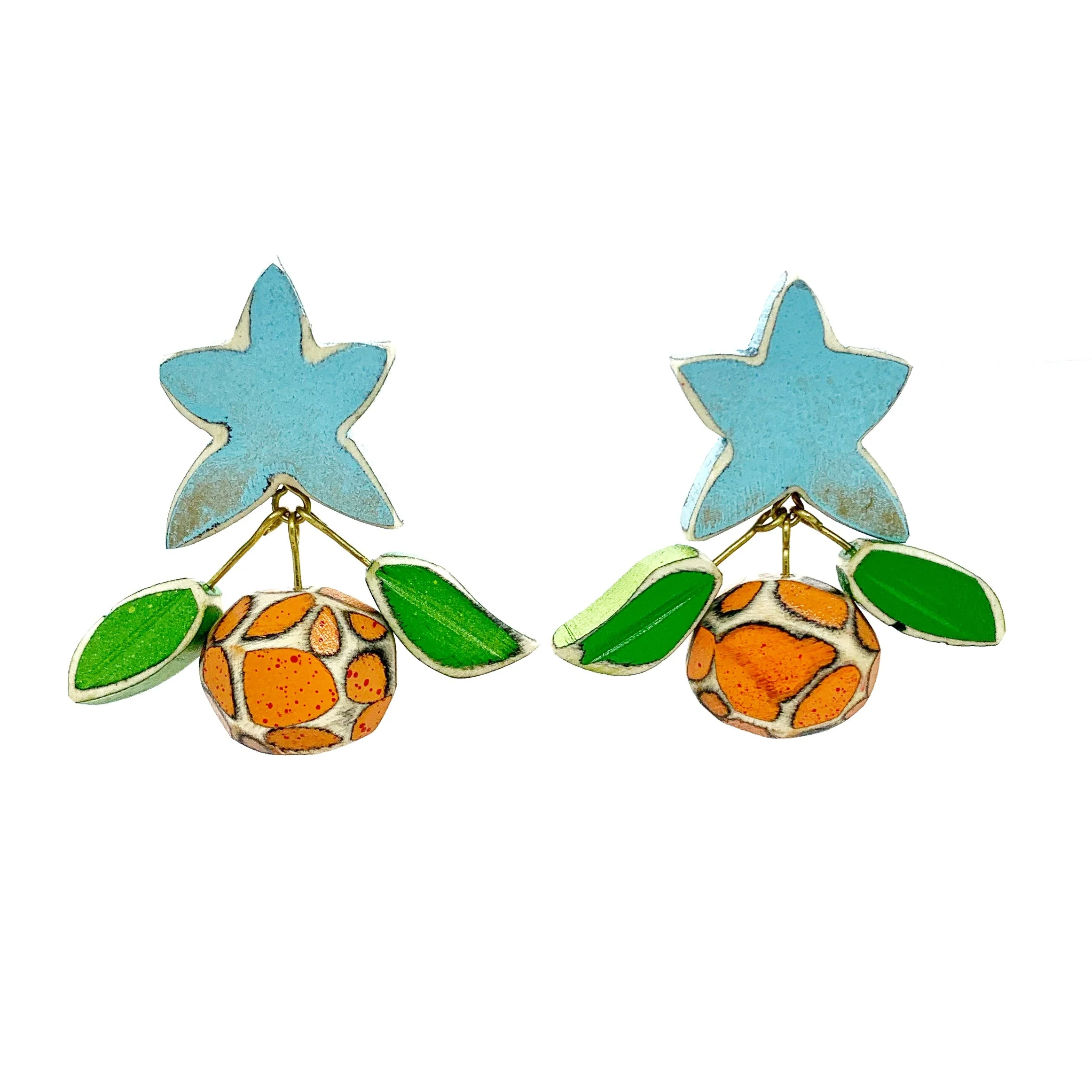 Morgan Hill Earrings: Citrus Sinensis