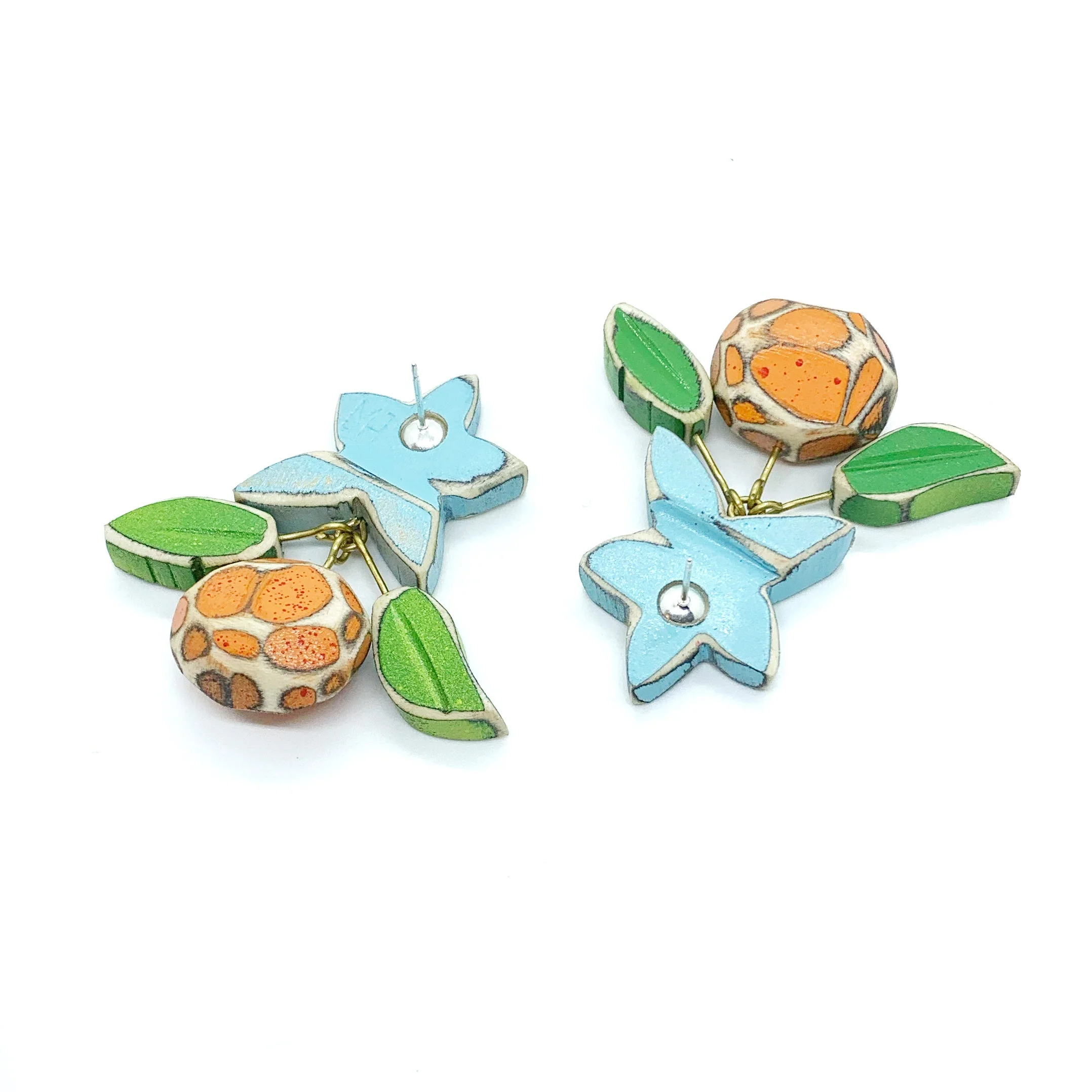 Morgan Hill Earrings: Citrus Sinensis - Image 2