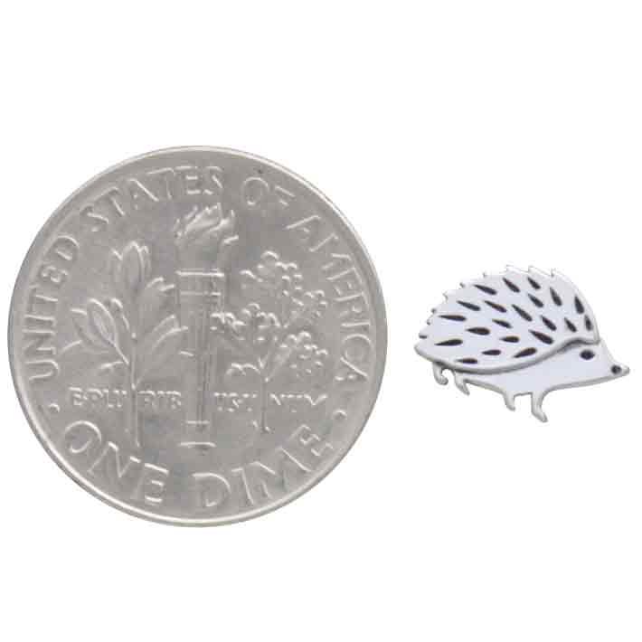 Nina Designs Earrings: Sterling Silver Hedgehog Post - Image 2