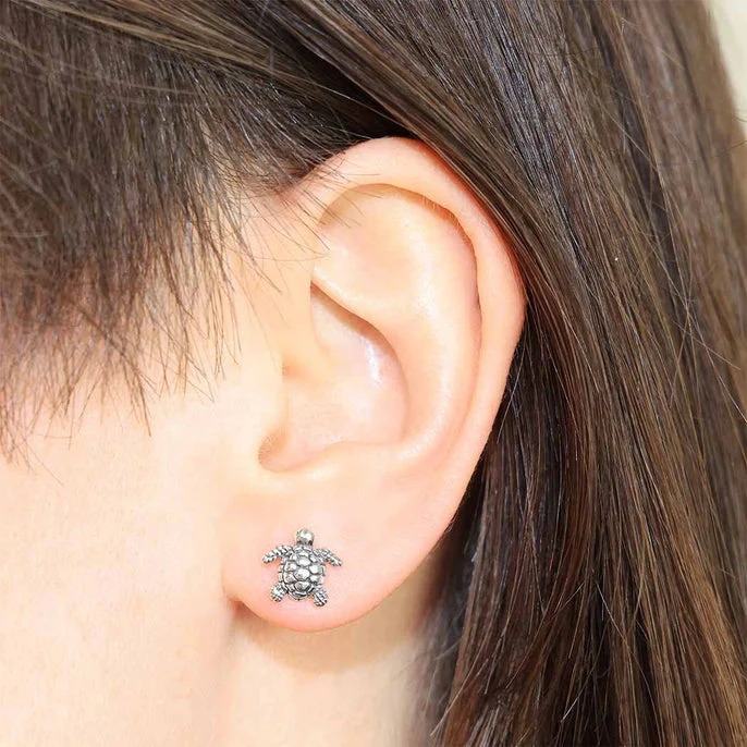 Nina Designs Earrings: Baby Sea Turtle Post - Image 2