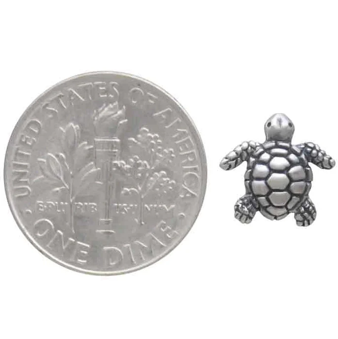 Nina Designs Earrings: Baby Sea Turtle Post - Image 3
