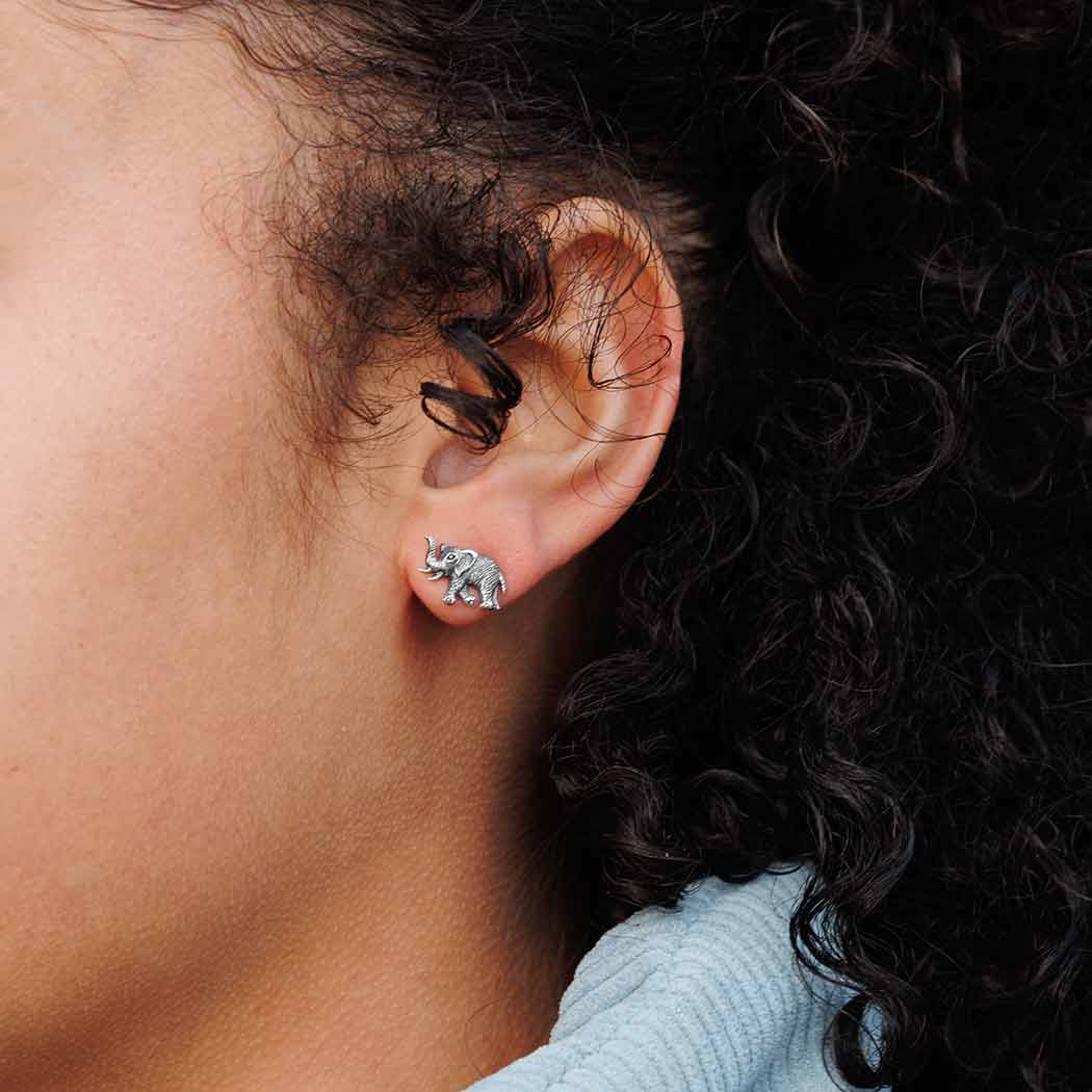 Nina Designs Earrings: Elephant Posts - Image 2