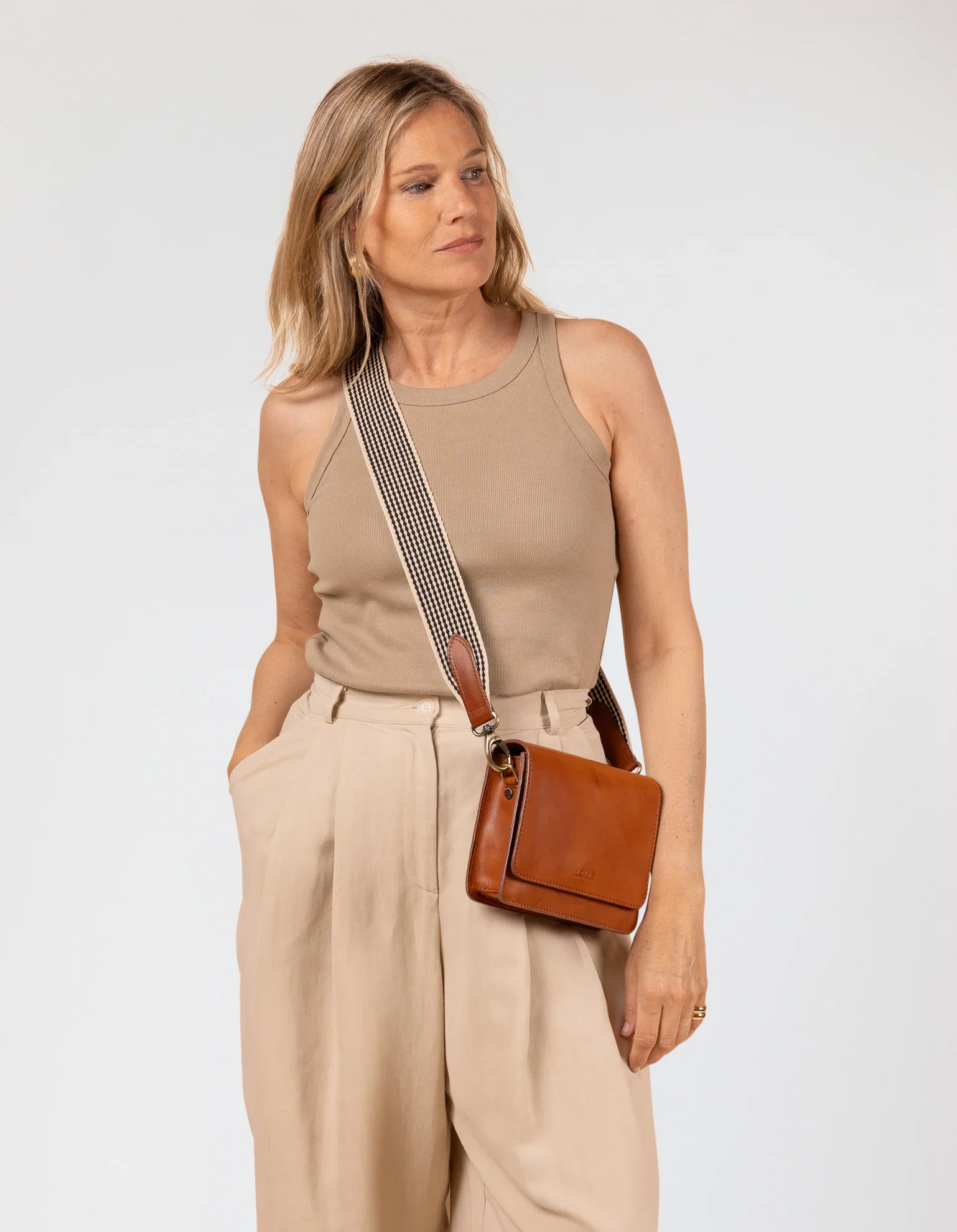O My Bag: Mini Audrey, Cognac - Image 6