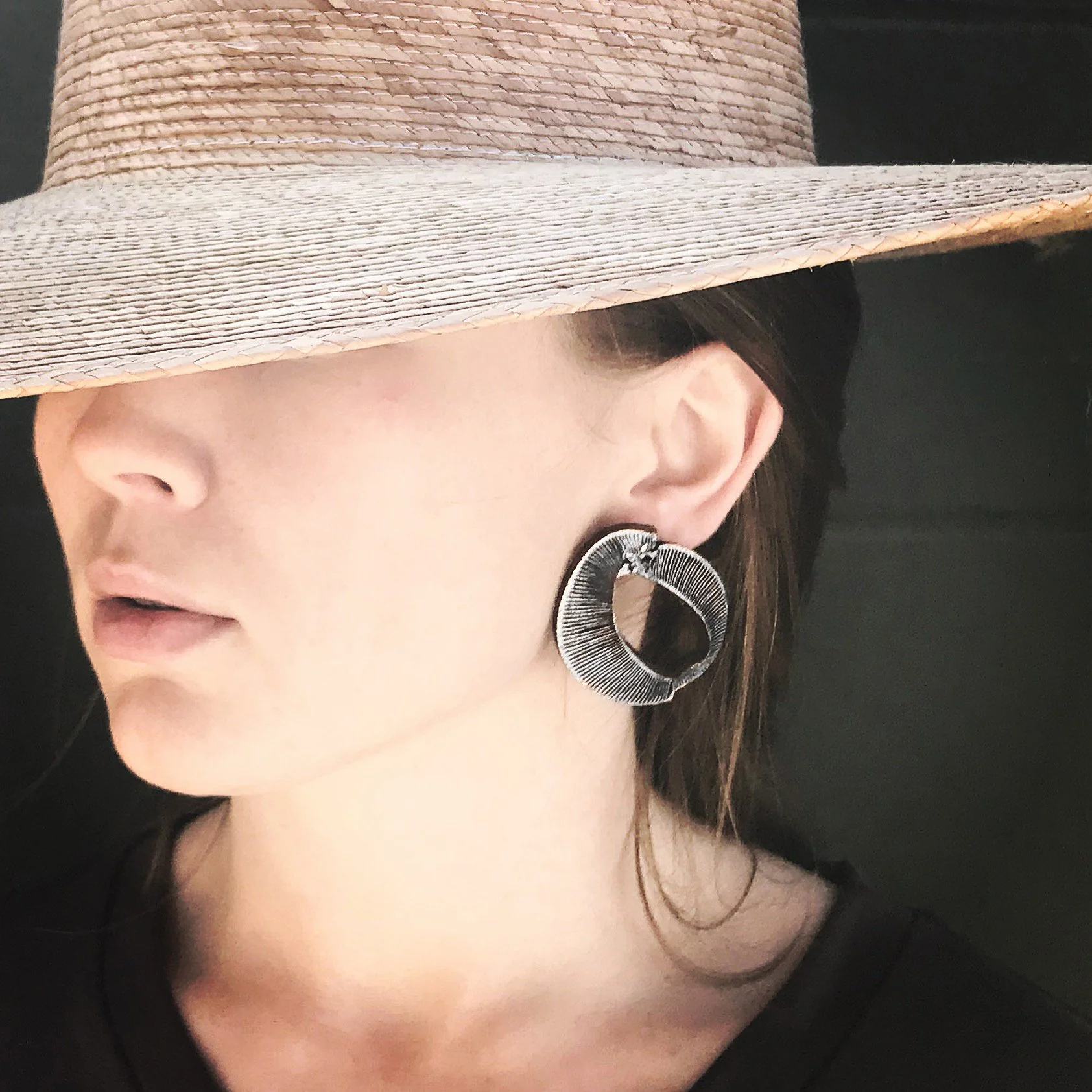 Oropopo Earrings: Cave Loop - Image 10