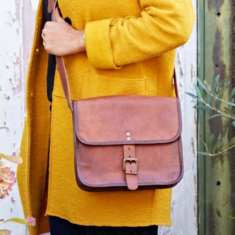 Paper High Bag: Small Leather Shoulder Bag