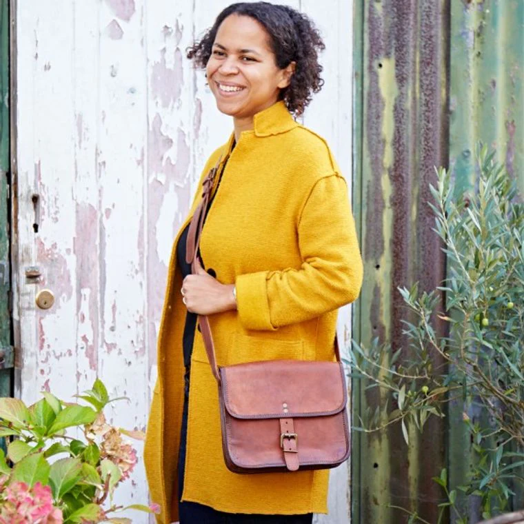 Paper High Bag: Small Leather Shoulder Bag - Image 2